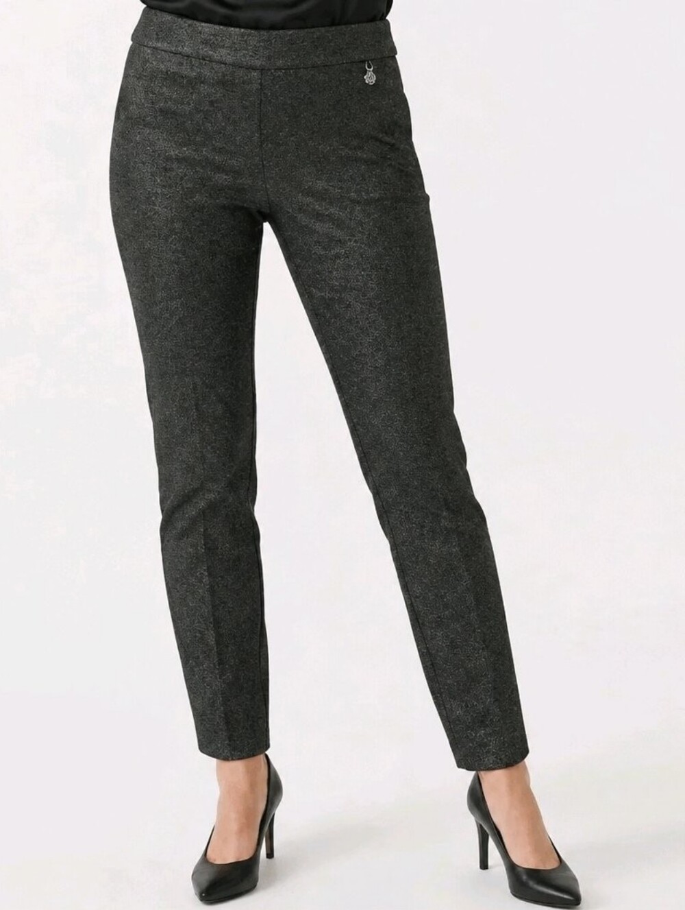 Tommy Hilfiger Broun Shimiring Metallic Straight Leg Pants